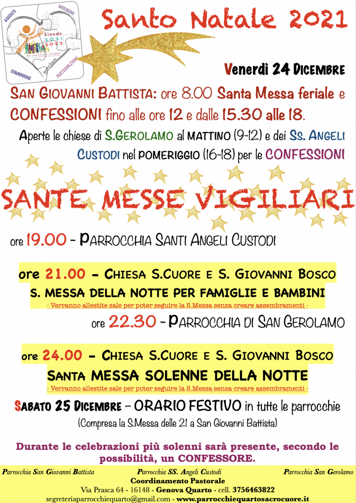 Sante Messe di Natale